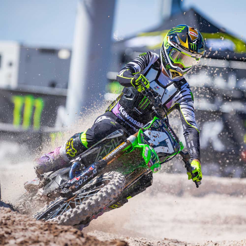 Levi Kitchen taking a turn