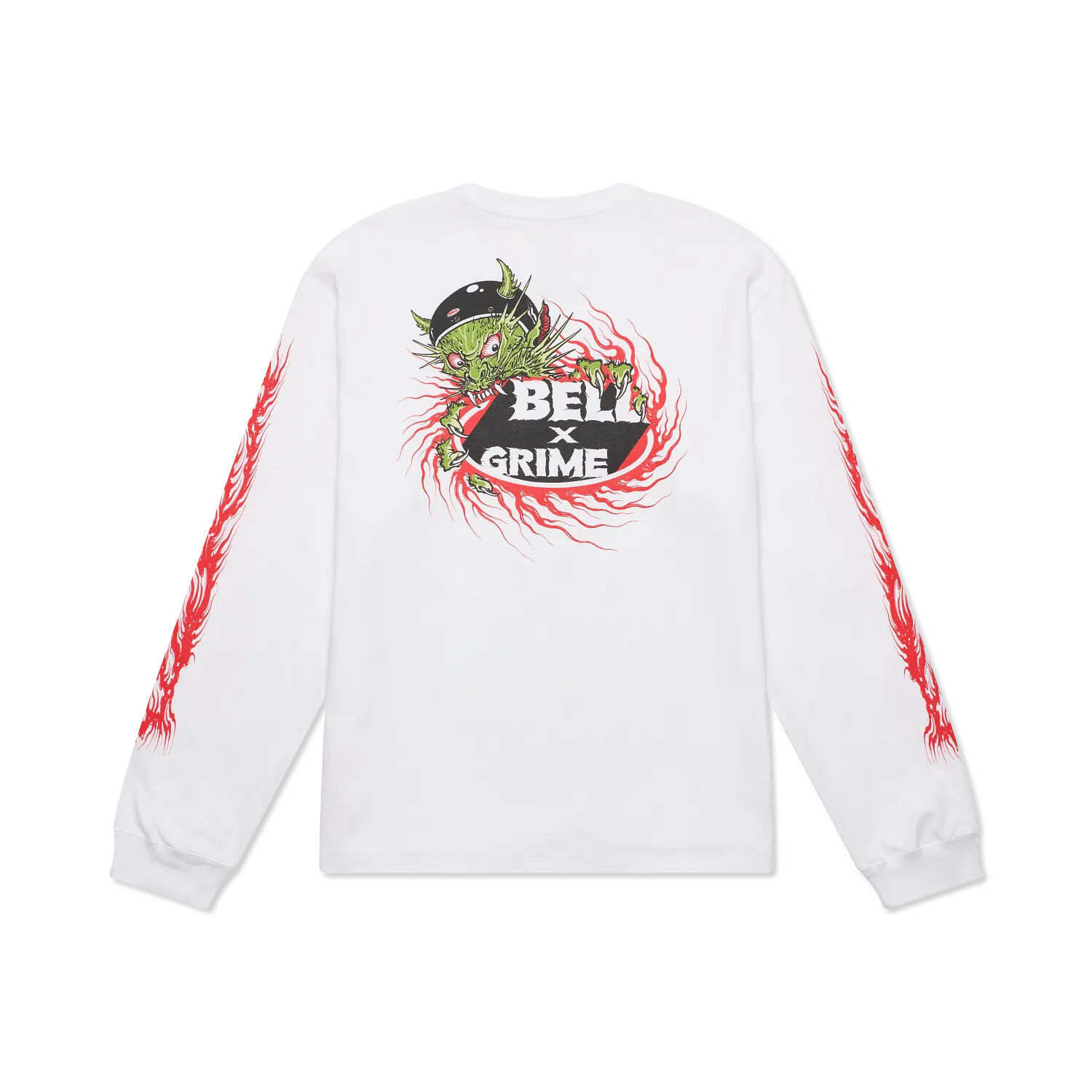 Flamed Demon Long Sleeve Tee