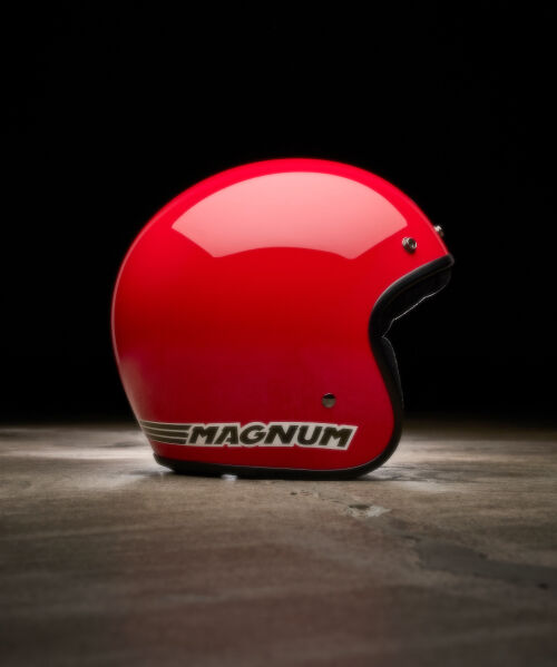 Red Magnum Helmet